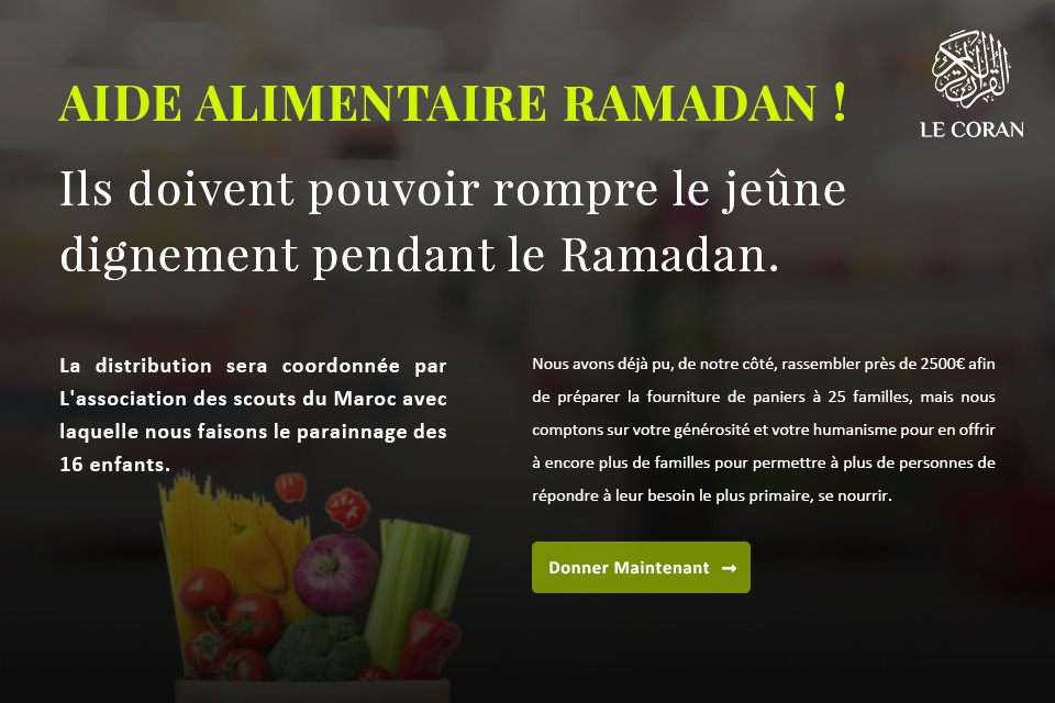 Urgent: They Must Be Able to Break Their Fast with Dignity During Ramadan 2022